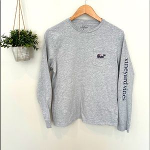 Boys XL Vineyard Vines long sleeve basketball t